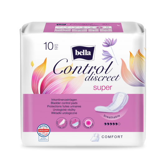 Bella Control Discreet Super urologické vložky
