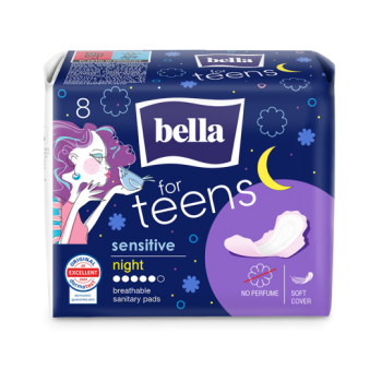 Bella for Teens Sensitive Night menstruační vložky noční