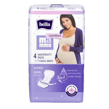 BELLA MAMMA COMFORT MATERNITY PADS SUPER + 1 PAIR OF BRIEFS 