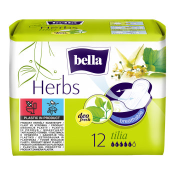 Podpaski Bella Herbs z kwiatem lipy