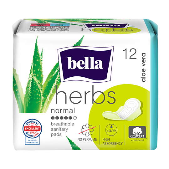 Podpaski Bella Herbs wzbogacone aloesem