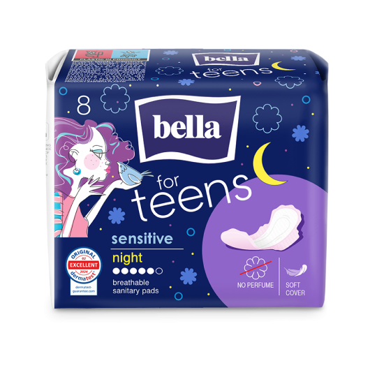 Podpaski Bella for Teens Night Sensitive