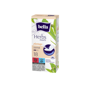 Wkładki Bella Herbs z babką lancetowatą - normal
