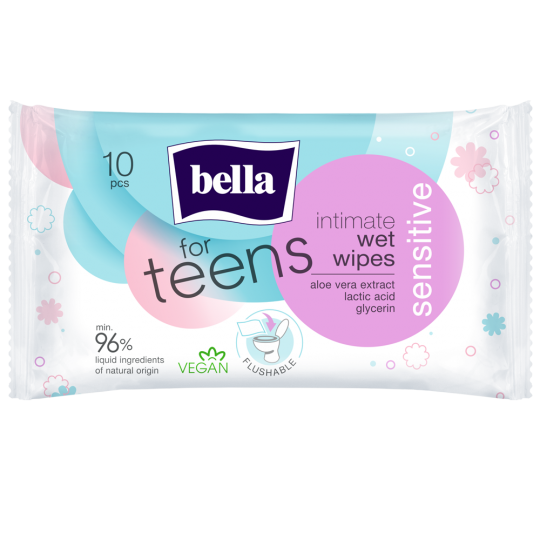 CHUSTECZKI DO HIGIENY INTYMNEJ BELLA FOR TEENS