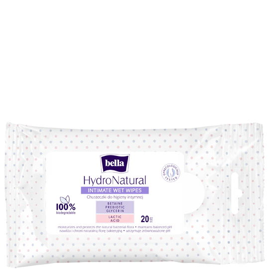Chusteczki do higieny intymnej Bella HydroNatural
