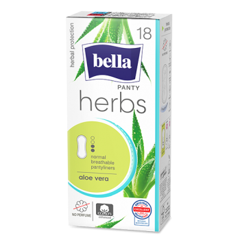 Wkładki Bella Herbs z aloesem - normal