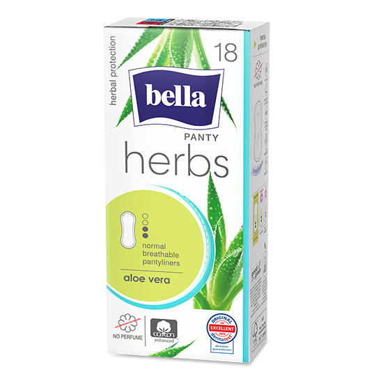 Wkładki Bella Herbs z aloesem - normal